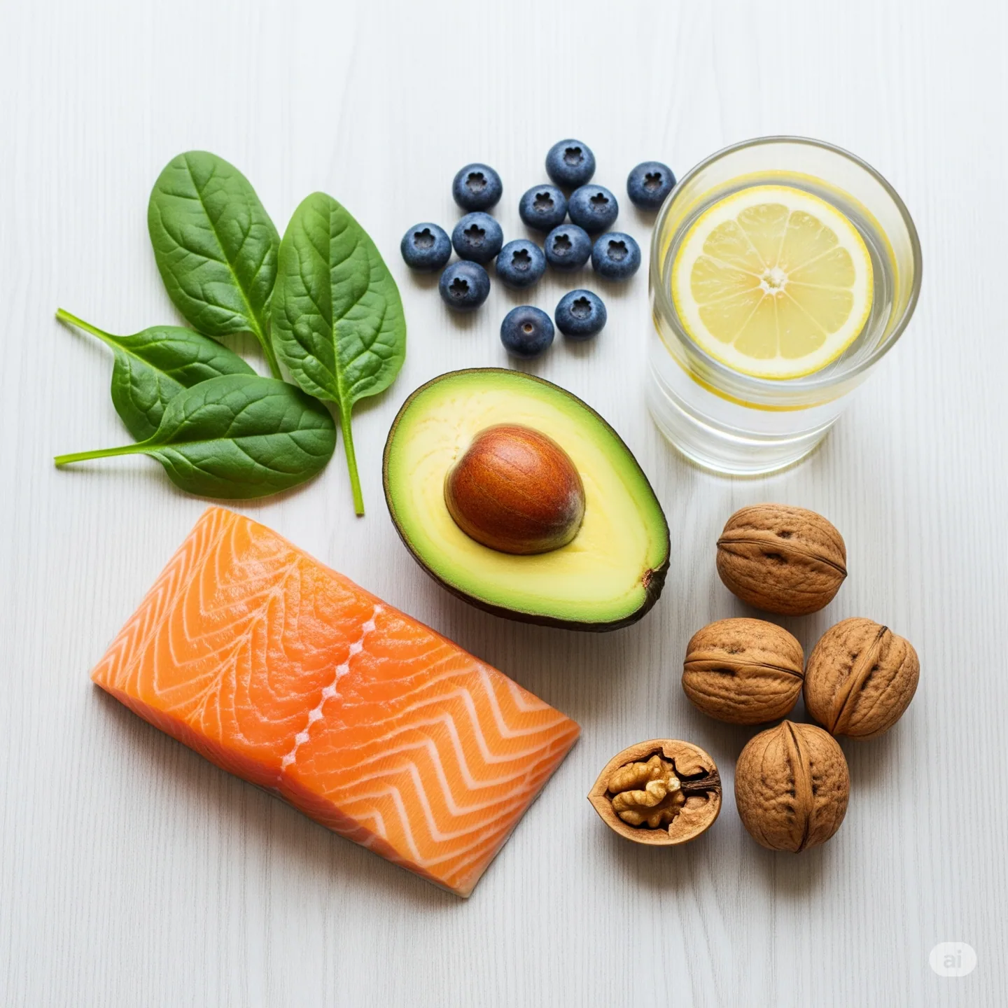 Cibi amici della pelle per una dieta anti acne, come salmone, avocado e frutti di bosco, consigliati ad Asti.